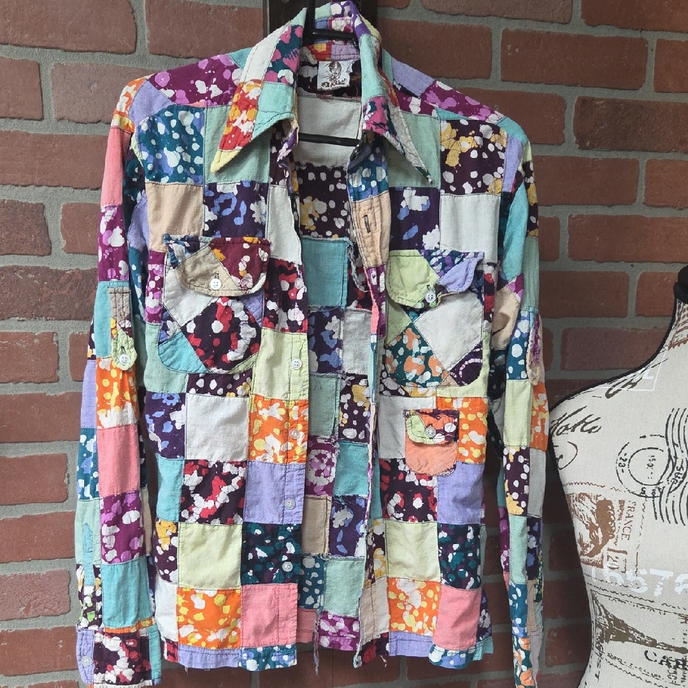 Alife Multicolor Patchwork Shirt - image 1